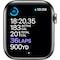 Apple Watch Series 6 44mm GPS+4G LTE (stål, grafitt/sort sportsreim)