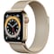 Apple Watch Series 6 40mm GPS+4G LTE (gullfarget stål/Milanese-reim)