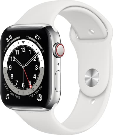 Bilde levert av Elkjøp Apple Watch Series 6 44mm GPS+4G LTE (rød alu/rød sportsreim) 218284 - levert av Elkjøp
