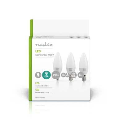 LED-Lampe, E14 | Stearinlys | 3,5 W | 250 lm
