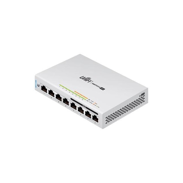 Ubiquiti UniFiSwitch 8-port Switch, 4x 50W PoE, Gigabit Ethernet, SFP,