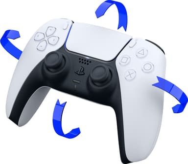 PlayStation 5 - PS5 DualSense trådløs kontroller (hvit)