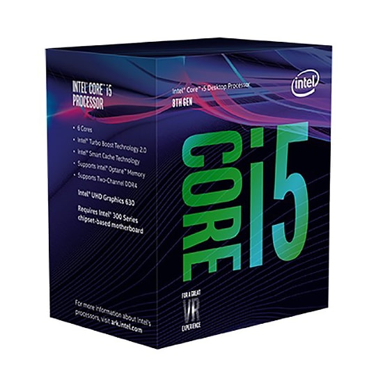 Intel Core i5-8400 prosessor (boks)