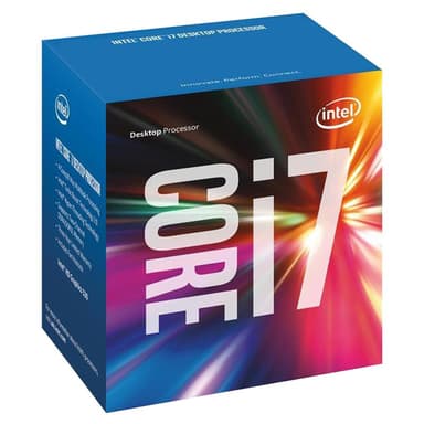 Intel Core i7-7700 prosessor (boks)