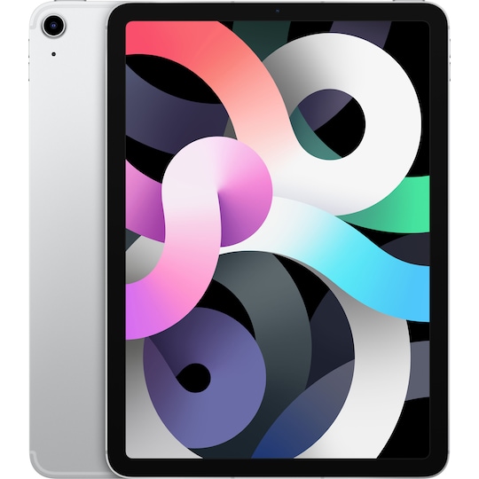 iPad Air (2020) 256 GB, LTE mobildata (sølv)