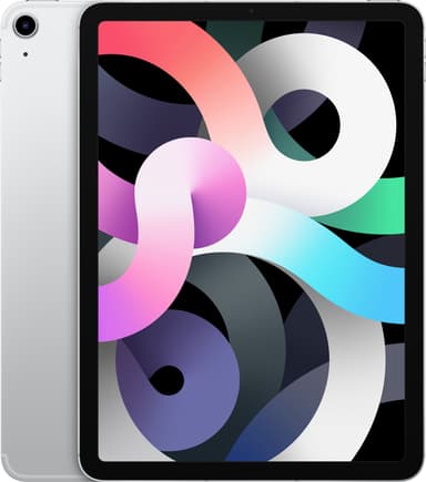 iPad Air (2020) 256 GB, LTE mobildata (sølv)