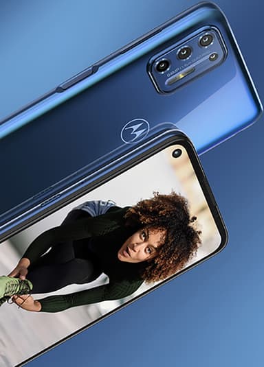 Motorola Moto G9 Plus smarttelefon (marineblå)