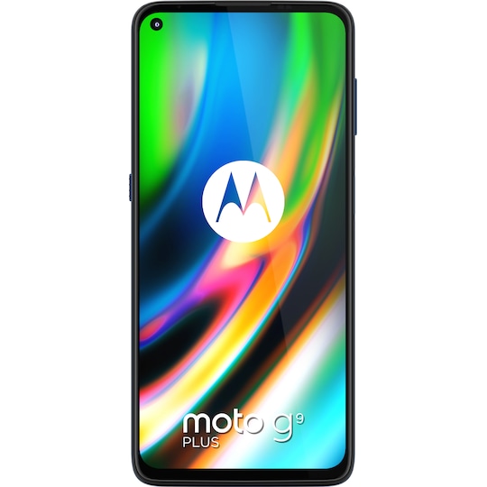 Motorola Moto G9 Plus smarttelefon (marineblå)
