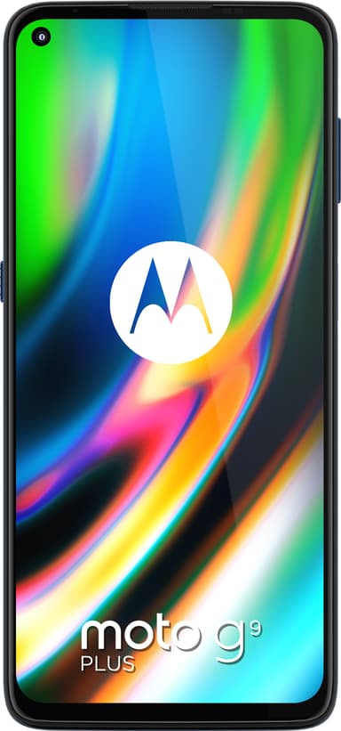 Motorola Moto G9 Plus smarttelefon (marineblå)