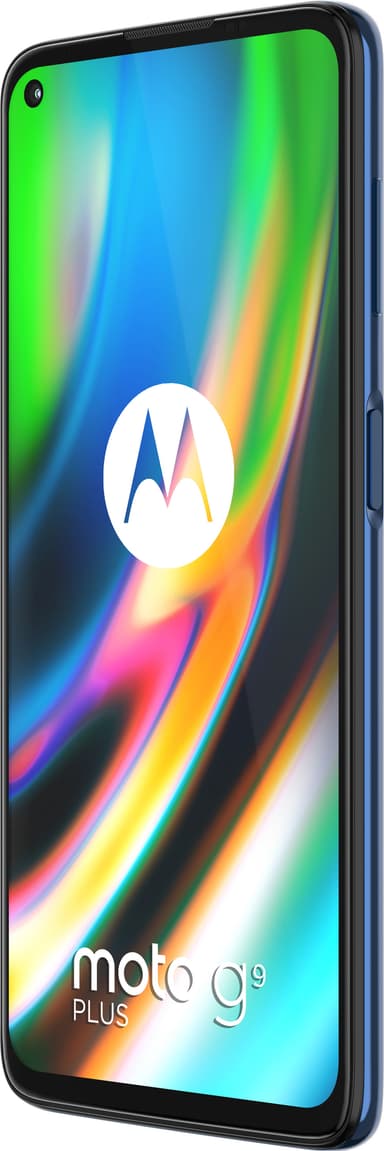 Motorola Moto G9 Plus smarttelefon (marineblå)