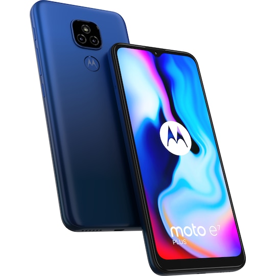 Motorola Moto E7 Plus smartphone (Misty Blue)