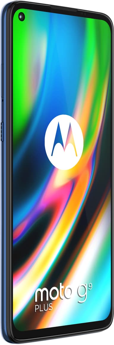 Motorola Moto G9 Plus smarttelefon (marineblå)