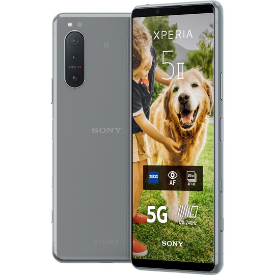 Sony Xperia 5 II 5G smarttelefon (grå)