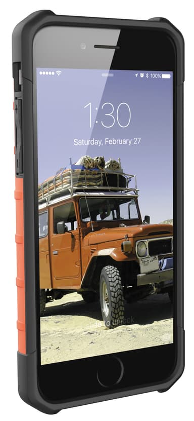 UAG iPhone 7/6S mobildeksel (oransje/sort)