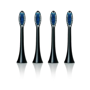 4-pack Sonic Tannbørstehoder Regular Svart