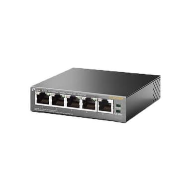 TP-Link Desktop Switch, 4-Ports, PoE, 100 Mbps, 58W, black