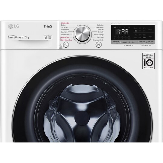 LG vaskemaskin/tørketrommel C40V5S2E