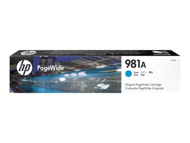 HP 981A blekkpatron Original PageWide Cyan