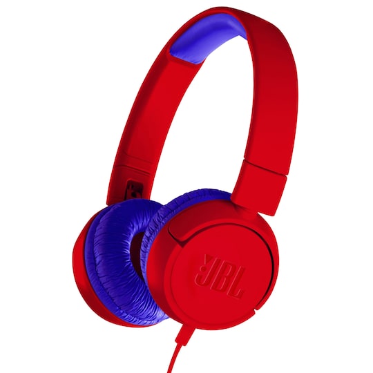JBL Jr. 300 on-ear hodetelefoner (rød)