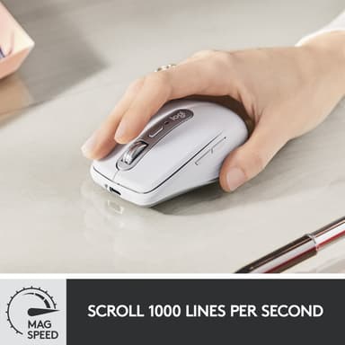 Logitech MX Anywhere 3 trådløs mus (lys grå)