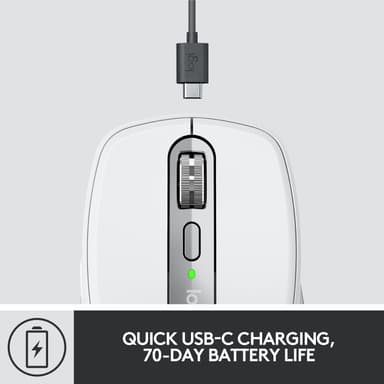 Logitech MX Anywhere 3 trådløs mus (lys grå)