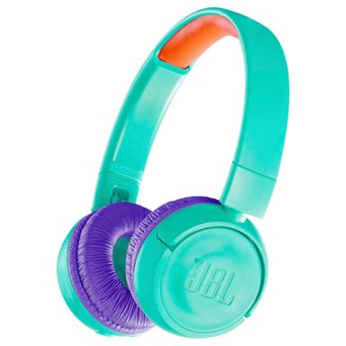 JBL Jr. 300BT trådløse on ear hodetelefoner (turkis JBL Jr. 300BT trådløse on ear hodetelefoner (blå