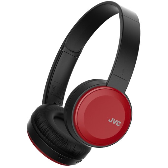 JVC HA-S30BT trådløse on-ear hodetelefoner (rød)