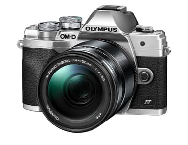 Olympus E-M10 IV Sølv 14-150mm Sort