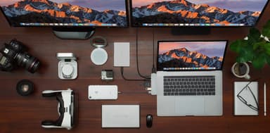 Hyperdrive USB-C TB multi-adapter for MacBook Pro (grå)