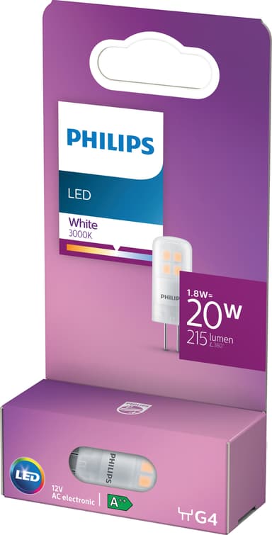 Philips LED-spotlys 1,8W G4