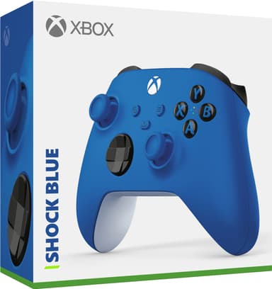 Xbox Series X og S trådløs kontroller (shock blue)