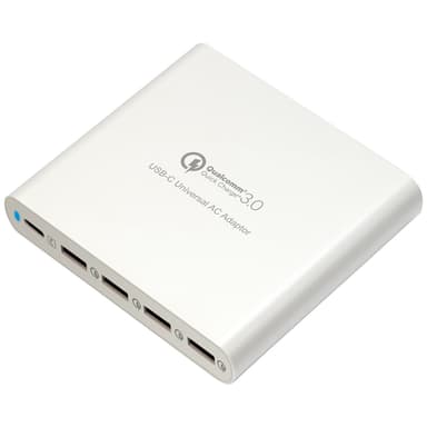 HyperJuice 4-i-1 USB-C-adapter (hvit)