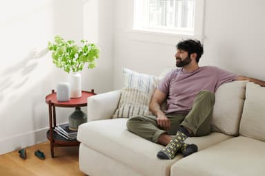 Google Nest Audio (chalk)