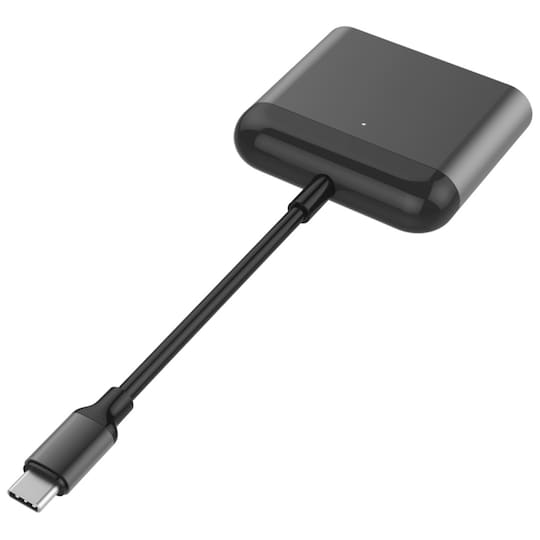 HyperDrive USB-C Pro 3-i-1 kortleser (sort)
