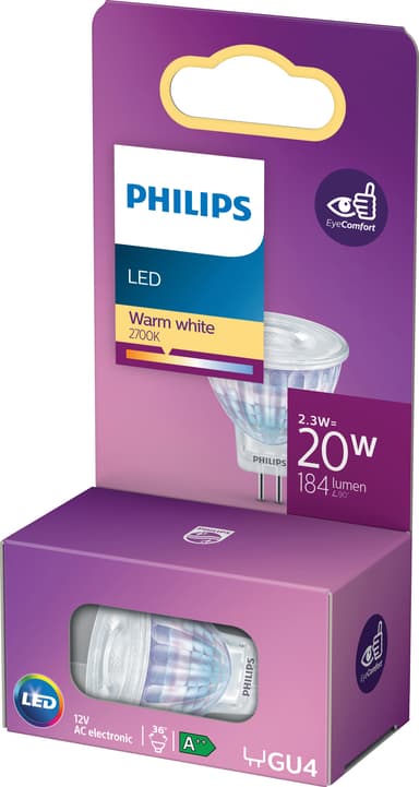 Philips LED-spotlys 2,3W GU4