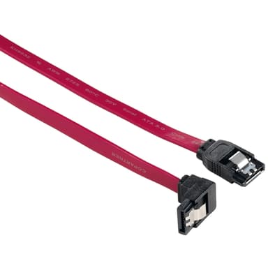 Hama SATA 3 vinklet internkabel 60 cm (rød)