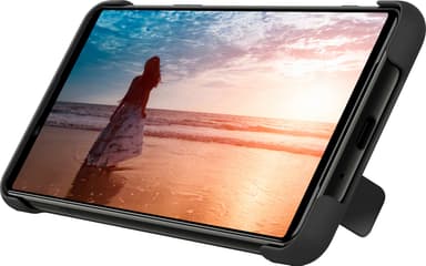 Sony Xperia 5 II Style Cover deksel med stativ (sort)
