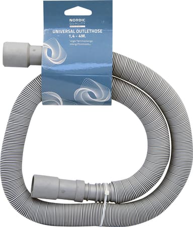 Nordic Quality avløpsslange (1,4-4 m) 252003