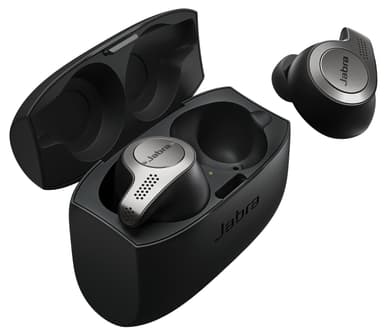 Jabra Elite 65t helt trådløse in-ear hodetelf. (sort)