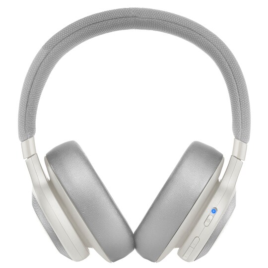 JBL E65BT trådløse around-ear hodetelefoner (hvit)