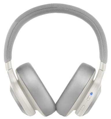 JBL E65BT trådløse around-ear hodetelefoner (hvit)