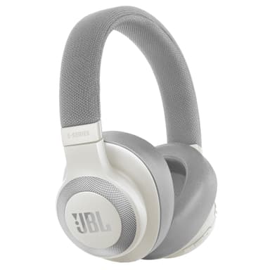 JBL E65BT trådløse around-ear hodetelefoner (hvit)