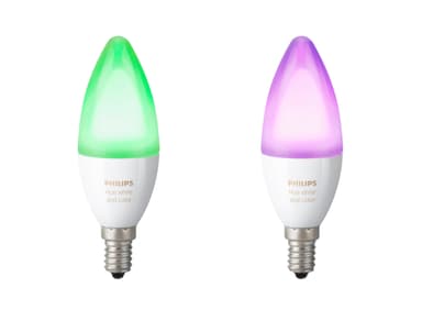 Philips Hue White and color ambiance lyspære 2-pk