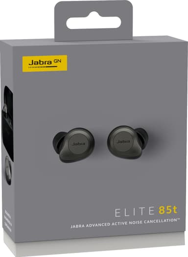 Jabra Elite 85T helt trådløse hodetelefoner (sort/titan)
