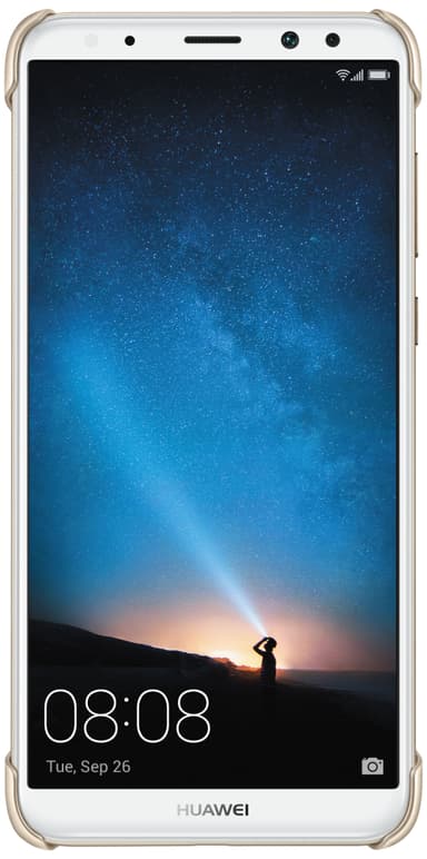 Huawei Mate 10 Lite eco lærdeksel (gull)