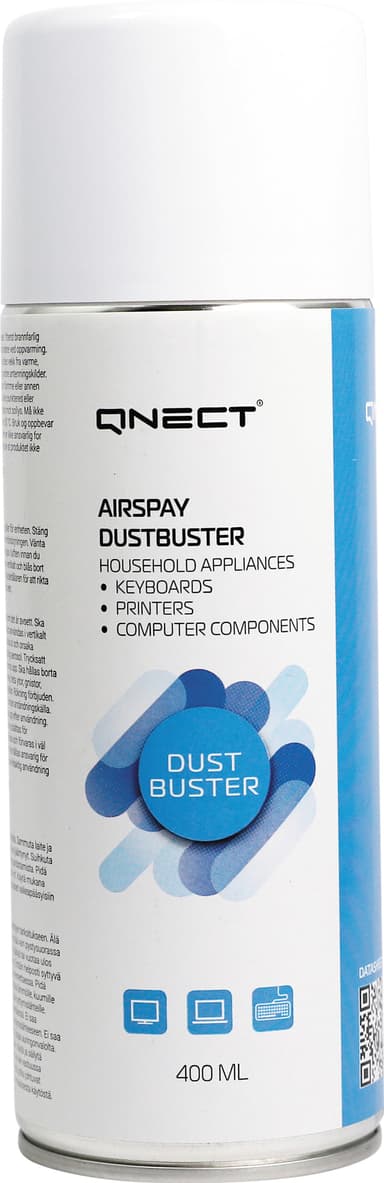 Qnect Cleaning luftspray for rengjøring (400 ml)