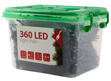 Day Lyskjede til Flaggstang Inkl. 360 Dioder