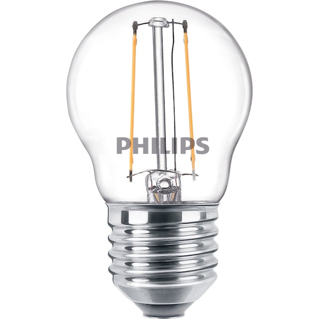 Philips LED-lyspære 2W E27