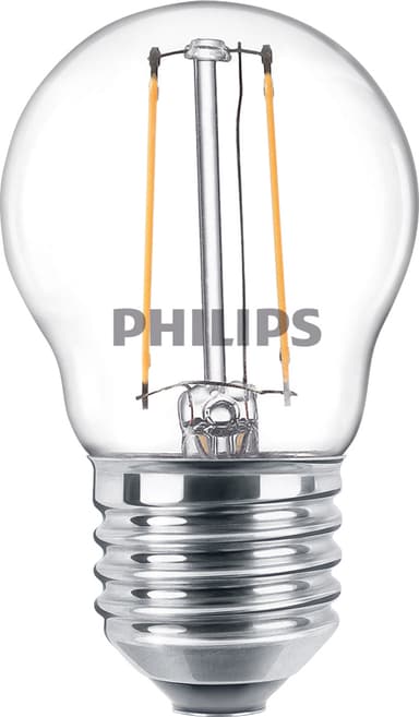 Philips LED-lyspære 2W E27