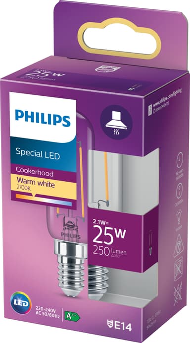 Philips LED-lyspære 2,1W E14